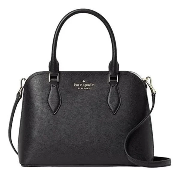 kate spade Bags Nwt Kate Spade Darcy Leather Crossbody Satchel Shoulder Bag Black Gold Bone Mint Poshmark